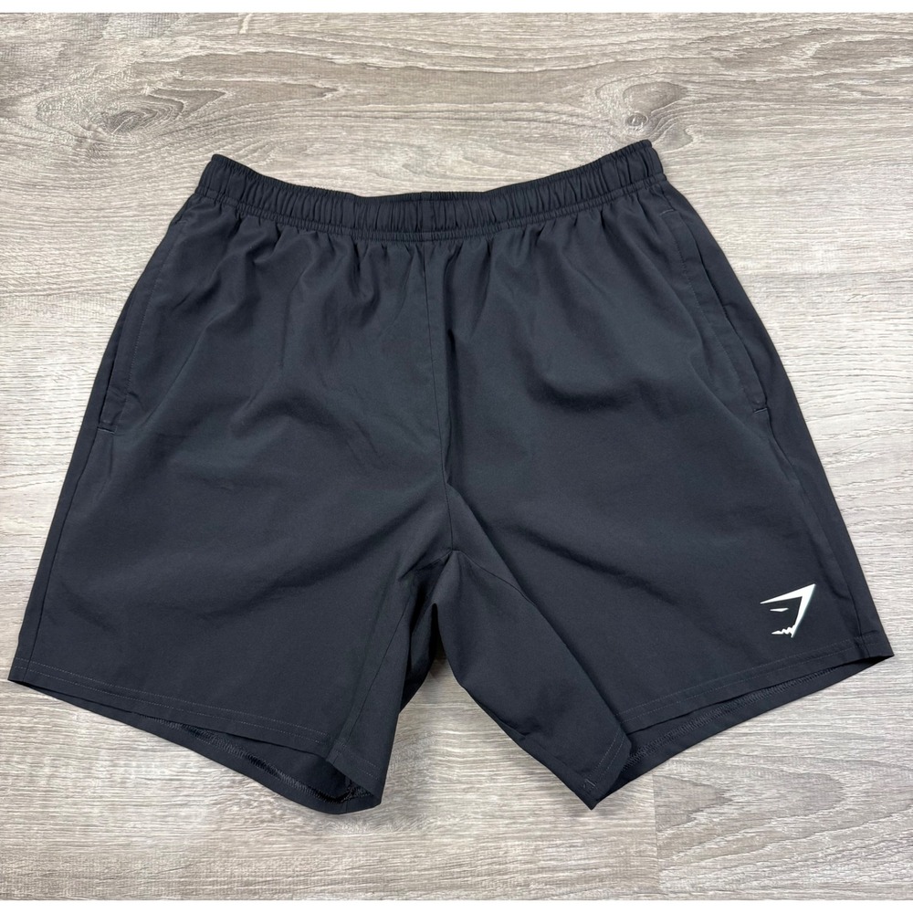 Gymshark Arrival Shorts Mens Medium Black Athletic Gym Training GMSH3475-BK